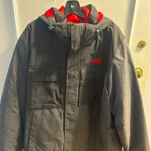 Mens TNF The North Face Dryvent weatherproof shell & 550 down zip in jacket XL